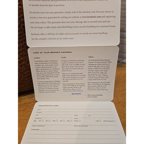 Brahmin Handbags Sophie Honey Tricolor Fairhaven, MA Handcrafted Italian Leather - Picture 14 of 16